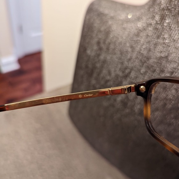 Cartier square glasses brown tortoise - Picture 11 of 12